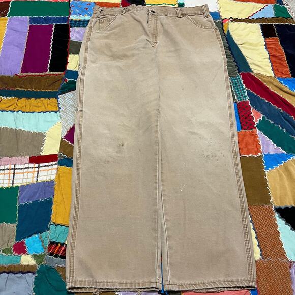 Dickies Cargo Faded Tan Workwear Pants 38Wx30L - Picture 2 of 5